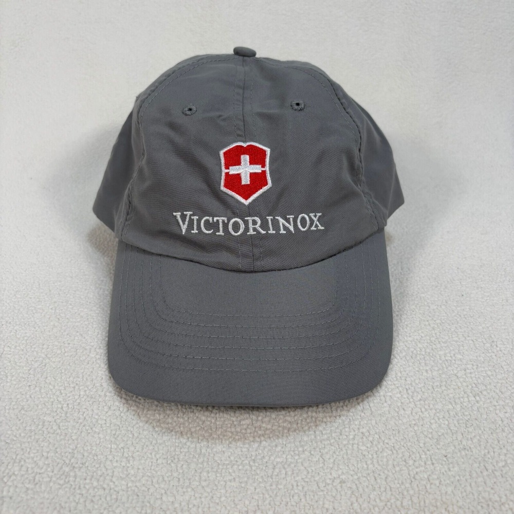 Victorinox Baseball Hat‎ Men's One Size Gray Spellout Logo Army Knife Cap